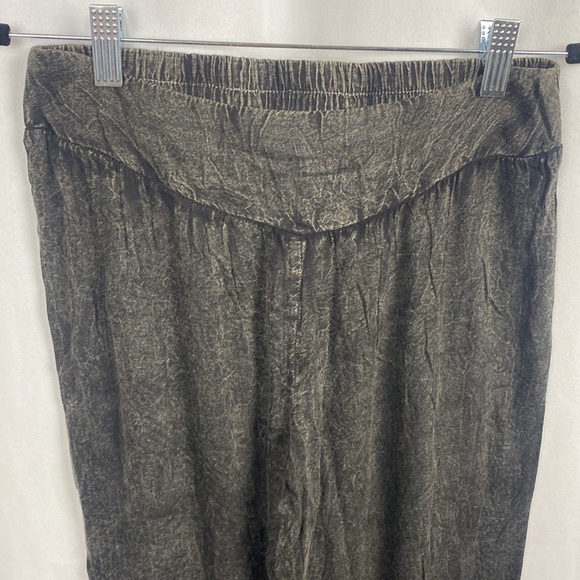 ANTHROPOLOGIE Staring At Stars Acid Wash Joggers Charcoal Grey - Size Small - Picture 3 of 10